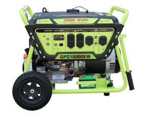 Green-Power America Gas Generator w/ Electric Start Pro Series GPG10000EW Green-Power America Gas Generator w/ Electric Start Pro Series GPG10000EW