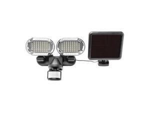 Sunforce 100 LED Twin Head Weather Resistant Solar Motion Light with Corner Mounting Feature and Two Adjustable Settings Sunforce 100 LED Twin Head Weather Resistant Solar Motion Light with Corner Mounting Feature and Two Adjustable Settings