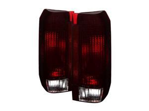 Spyder Auto Ford Bronco F150 F250 F350 F450 92-96 OE Style Tail Lights - Red Smoked 9030567 Spyder Auto Ford Bronco F150 F250 F350 F450 92-96 OE Style Tail Lights - Red Smoked 9030567