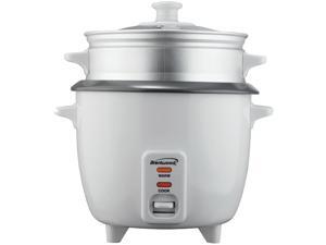 Brentwood TS-180S 8-Cup Rice Cooker and Food Steamer, White Brentwood TS-180S 8-Cup Rice Cooker and Food Steamer, White