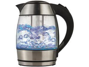 Brentwood 1.8L Cordless Glass Electric Kettle with Tea Infuser, Black KT-1960BK Brentwood 1.8L Cordless Glass Electric Kettle with Tea Infuser, Black KT-1960BK