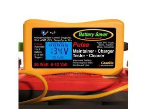 Battery Saver 2365-lcd Battery Charger, Maintainer, Pulse Cleaner and Tester- 50 W (6V and 12 V), 1 Pack Battery Saver 2365-lcd Battery Charger, Maintainer, Pulse Cleaner and Tester- 50 W (6V and 12 V), 1 Pack