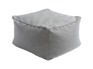 14" Piper Mouse Gray Indoor/Outdoor Decorative Square Pouf Ottoman 14" Piper Mouse Gray Indoor/Outdoor Decorative Square Pouf Ottoman