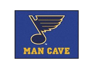 NHL St. Louis Blues Man Cave All-Star Rectangular Mat Area Rug NHL St. Louis Blues Man Cave All-Star Rectangular Mat Area Rug