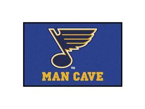 NHL St. Louis Blues Man Cave Starter Rectangular Mat Area Rug NHL St. Louis Blues Man Cave Starter Rectangular Mat Area Rug