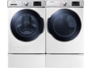 Samsung DV56H9100GW: DV9100 9.5 cu. ft. Gas Front Load Dryer (White) Samsung DV56H9100GW: DV9100 9.5 cu. ft. Gas Front Load Dryer (White)