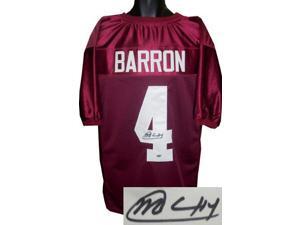 Mark Barron signed Crimson Custom Stitched Football Jersey XL- Barron Hologram Mark Barron signed Crimson Custom Stitched Football Jersey XL- Barron Hologram