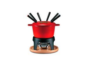 Swissmar Sierra 3-in-1 Fondue Set - Cherry Red Swissmar Sierra 3-in-1 Fondue Set - Cherry Red