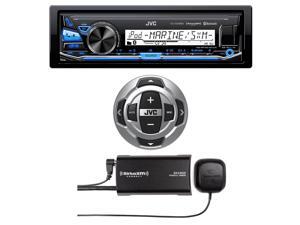 JVC Marine Bluetooth USB KDX33MBS Radio, JVC Wired Remote, Sirius XM Radio Tuner JVC Marine Bluetooth USB KDX33MBS Radio, JVC Wired Remote, Sirius XM Radio Tuner