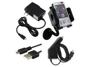 Car+AC Charger+USB+Mount compatible with HTC EVO Shift 4G Sprint Car+AC Charger+USB+Mount compatible with HTC EVO Shift 4G Sprint