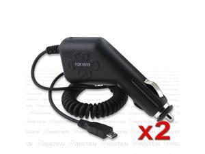 2 Blk Car Charger Accessory compatible with Motorola Droid X Insten Droid Razr 2 Blk Car Charger Accessory compatible with Motorola Droid X Insten Droid Razr