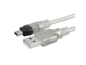 Insten USB To IEEE 1394 4-Pin Cable, 6 FT / 1.8M, Translucent Insten USB To IEEE 1394 4-Pin Cable, 6 FT / 1.8M, Translucent