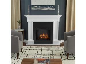 Real Flame Thayer Electric Fireplace in White Real Flame Thayer Electric Fireplace in White