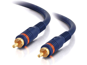C2G 29114 Velocity S/PDIF Digital Audio Coax Cable, Blue (3 Feet, 0.91 Meters) C2G 29114 Velocity S/PDIF Digital Audio Coax Cable, Blue (3 Feet, 0.91 Meters)