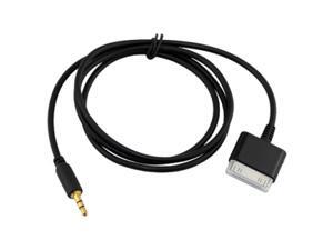 4XEM 4X30PINJACK 30-Pin to 3.5mm Stereo Mini Jack Cable for iPhone/iPod/iPad - Mini-phone/Proprietary for iPod, Audio Device, iPhone, iPad, Headphone - 3 ft - Mini-phone Male Stereo Audio 4XEM 4X30PINJACK 30-Pin to 3.5mm Stereo Mini Jack Cable for iPhone/iPod/iPad - Mini-phone/Proprietary for iPod, Audio Device, iPhone, iPad, Headphone - 3 ft - Mini-phone Male Stereo Audio