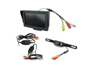 Pyle PLCM4585WIR 2.4Ghz Backup Camera & Video Monitor System with Wireless Video Transmission, Waterproof Rated Cam, Night Vision, 4.3’’ -inch Display Pyle PLCM4585WIR 2.4Ghz Backup Camera & Video Monitor System with Wireless Video Transmission, Waterproof Rated Cam, Night Vision, 4.3’’ -inch Display