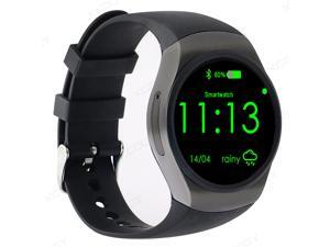AGPtEK KW18 Bluetooth Smart Watch Phone, 1.3 inches IPS AMOLED Round Touch Screen Water Resistant with SIM Card Slot, Support SIM TF Sleep Monitor,Heart Rate Monitor and Pedometer for IOS Smart Phone AGPtEK KW18 Bluetooth Smart Watch Phone, 1.3 inches IPS AMOLED Round Touch Screen Water Resistant with SIM Card Slot, Support SIM TF Sleep Monitor,Heart Rate Monitor and Pedometer for IOS Smart Phone