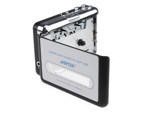 AGPtek Portable USB Cassette Tape to MP3 PC Converter Capture Stereo Audio Music Player Tape-to-MP3 Player with Headphone AGPtek Portable USB Cassette Tape to MP3 PC Converter Capture Stereo Audio Music Player Tape-to-MP3 Player with Headphone