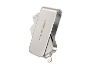 iPhone iPad Memory Stick 64GB, USB 3.0 to Lightning Flash Drive, RAVPower SD Card Reader for iOS iPod Windows PC Mac, 2 in 1 External Storage Expansion with Extended MFi connector iPhone iPad Memory Stick 64GB, USB 3.0 to Lightning Flash Drive, RAVPower SD Card Reader for iOS iPod Windows PC Mac, 2 in 1 External Storage Expansion with Extended MFi connector