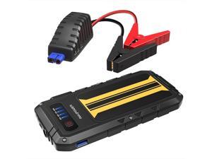 Car Jump Starter RAVPower 300A Peak Current (for All 12V 2.0 L Gas Engines) Quick Charge Power Bank 8000mAh Car Battery Booster, Built-In LED Flashlight Car Jump Starter RAVPower 300A Peak Current (for All 12V 2.0 L Gas Engines) Quick Charge Power Bank 8000mAh Car Battery Booster, Built-In LED Flashlight