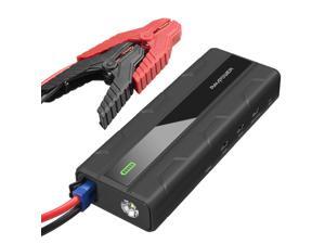 Car Jump Starter RAVPower 1000A Peak Current Quick Charge 3.0 12V (for All 12V Gas & Diesel Engines up to 7L) Power Bank with 2.4A iSmart Ports Built-in LED Flashlight Battery Booster Car Jump Starter RAVPower 1000A Peak Current Quick Charge 3.0 12V (for All 12V Gas & Diesel Engines up to 7L) Power Bank with 2.4A iSmart Ports Built-in LED Flashlight Battery Booster