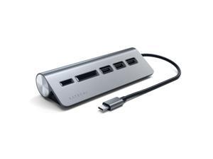 Satechi Type-C Aluminum USB Hub & Micro/SD Card Reader - Compatible with 2018 MacBook Air, 2018 iPad Pro, 2017 iMac, iMac Pro, 2016/2017/2018 MacBook Pro and More Satechi Type-C Aluminum USB Hub & Micro/SD Card Reader - Compatible with 2018 MacBook Air, 2018 iPad Pro, 2017 iMac, iMac Pro, 2016/2017/2018 MacBook Pro and More