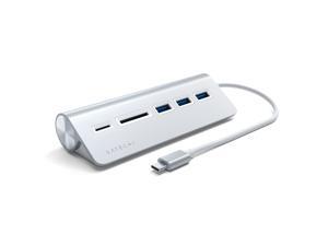 Satechi Type-C Aluminum USB Hub & Micro/SD Card Reader - Compatible with 2018 MacBook Air, 2018 iPad Pro, 2017 iMac, iMac Pro, 2016/2017/2018 MacBook Pro and More Satechi Type-C Aluminum USB Hub & Micro/SD Card Reader - Compatible with 2018 MacBook Air, 2018 iPad Pro, 2017 iMac, iMac Pro, 2016/2017/2018 MacBook Pro and More