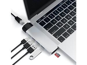 Satechi Aluminum Type-C Pro Hub Adapter with Ethernet Satechi Aluminum Type-C Pro Hub Adapter with Ethernet