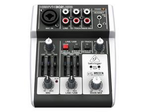 Behringer Xenyx 302USB 5-Input Mixer with USB IO PA or Recording Mixer with Computer IO Behringer Xenyx 302USB 5-Input Mixer with USB IO PA or Recording Mixer with Computer IO