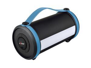 Axess Bluetooth Media Speaker With LED and RGB Light Blue/Black SPBT1054BL Axess Bluetooth Media Speaker With LED and RGB Light Blue/Black SPBT1054BL