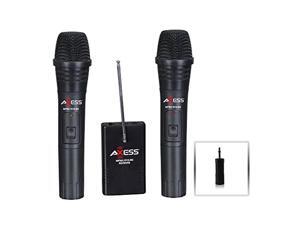 AXESS Wireless Handheld Microphone MPWL1513-BK AXESS Wireless Handheld Microphone MPWL1513-BK