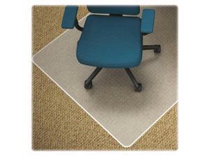 Chairmat Low Pile Wide Lip 25"x12" 45"x53" Clear Chairmat Low Pile Wide Lip 25"x12" 45"x53" Clear