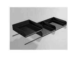 3-Tray Cubby f/Bookcase 11"x33"x8-3/4' Black 3-Tray Cubby f/Bookcase 11"x33"x8-3/4' Black
