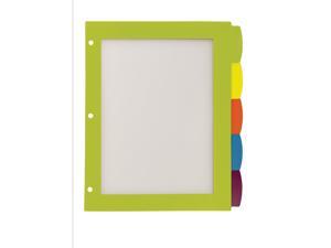 Avery Big Tab Ultralast Plastic Dividers Multicolor 5-Tab 8 1/2 x 11 24900 Avery Big Tab Ultralast Plastic Dividers Multicolor 5-Tab 8 1/2 x 11 24900