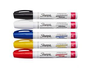 Sharpie Paint Marker 5 Color Oil Based Medium Point Sharpie Paint Marker 5 Color Oil Based Medium Point