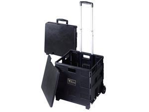 Titan Products Versatile Folding Storage Cart with Wheels (TCC604) Titan Products Versatile Folding Storage Cart with Wheels (TCC604)