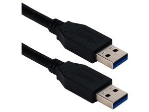 QVS CC2229C-03BK 3Ft Usb 3.0/3.1 Type A Male To Male 5Gbps Black Cable QVS CC2229C-03BK 3Ft Usb 3.0/3.1 Type A Male To Male 5Gbps Black Cable