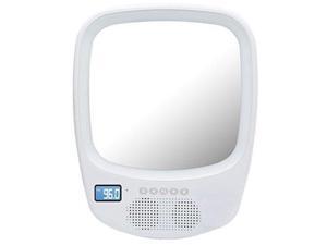 Qfx R70S Shower Radio Mirror With Bluetooth Speaker Qfx R70S Shower Radio Mirror With Bluetooth Speaker