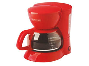 Kitchen Selectives Colors Red 5 Cup Coffee Maker Kitchen Selectives Colors Red 5 Cup Coffee Maker