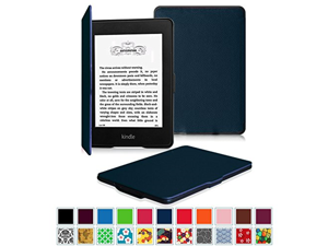Fintie SmartShell Case for Kindle Paperwhite - The Thinnest and Lightest Leather Cover for All-New Amazon Kindle Paperwhite (Fits All versions: 2012, 2013, 2014 and 2015 New 300 PPI), Navy Fintie SmartShell Case for Kindle Paperwhite - The Thinnest and Lightest Leather Cover for All-New Amazon Kindle Paperwhite (Fits All versions: 2012, 2013, 2014 and 2015 New 300 PPI), Navy