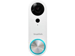 SimpliSafe Pro Smart Home Security Wi-Fi Video Doorbell Wired Camera, White SimpliSafe Pro Smart Home Security Wi-Fi Video Doorbell Wired Camera, White