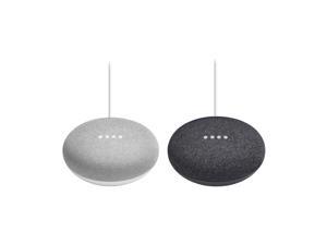2-Pack Google Home Mini Smart and Voice Controlled Speaker - Chalk & Charcoal 2-Pack Google Home Mini Smart and Voice Controlled Speaker - Chalk & Charcoal