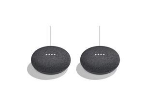 2-Pack Google Home Mini Smart Speaker and Voice Controlled Assistant - Charcoal 2-Pack Google Home Mini Smart Speaker and Voice Controlled Assistant - Charcoal