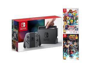 Nintendo Switch Gray Console with Hyrule Warriors & Dragon Ball Heroes Bundle Nintendo Switch Gray Console with Hyrule Warriors & Dragon Ball Heroes Bundle