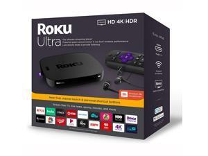 Roku Ultra HD/4K/HDR Streaming Media Player - Voice Remote, Remote Finder, Ethernet, MicroSD, USB, and Premium JBL Headphones Roku Ultra HD/4K/HDR Streaming Media Player - Voice Remote, Remote Finder, Ethernet, MicroSD, USB, and Premium JBL Headphones