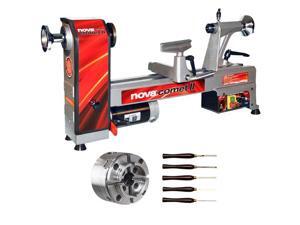 NOVA 46302 Comet II Bench Lathe Package with 48232 Chuck and 9033 Turning Tools NOVA 46302 Comet II Bench Lathe Package with 48232 Chuck and 9033 Turning Tools