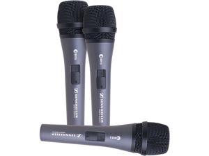 Sennheiser E835-S Cardioid Handheld Dynamic Switched Microphone 3 pack Sennheiser E835-S Cardioid Handheld Dynamic Switched Microphone 3 pack