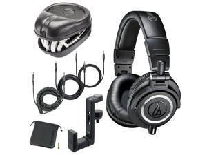 Audio-Technica ATH-M50x Headphones + Headphone Hanger + SL-HP-07 Headphone Case Audio-Technica ATH-M50x Headphones + Headphone Hanger + SL-HP-07 Headphone Case