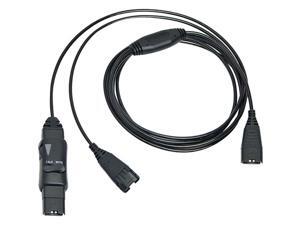 VXi 202340 Vxi y-cord splitter with in-line mute button for p-series headsets VXi 202340 Vxi y-cord splitter with in-line mute button for p-series headsets