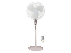 OPTIMUS F-1672WH 16" Oscillating Stand Fan with Remote ,White OPTIMUS F-1672WH 16" Oscillating Stand Fan with Remote ,White